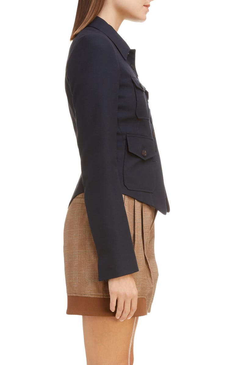 Chloé Wool Cutaway Jacket, Alternate, color,