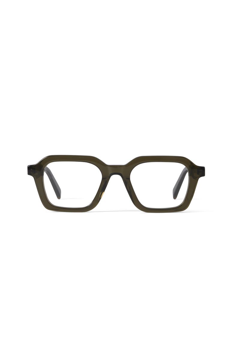Lennox Reading Glasses, Main, color, Clear / Green