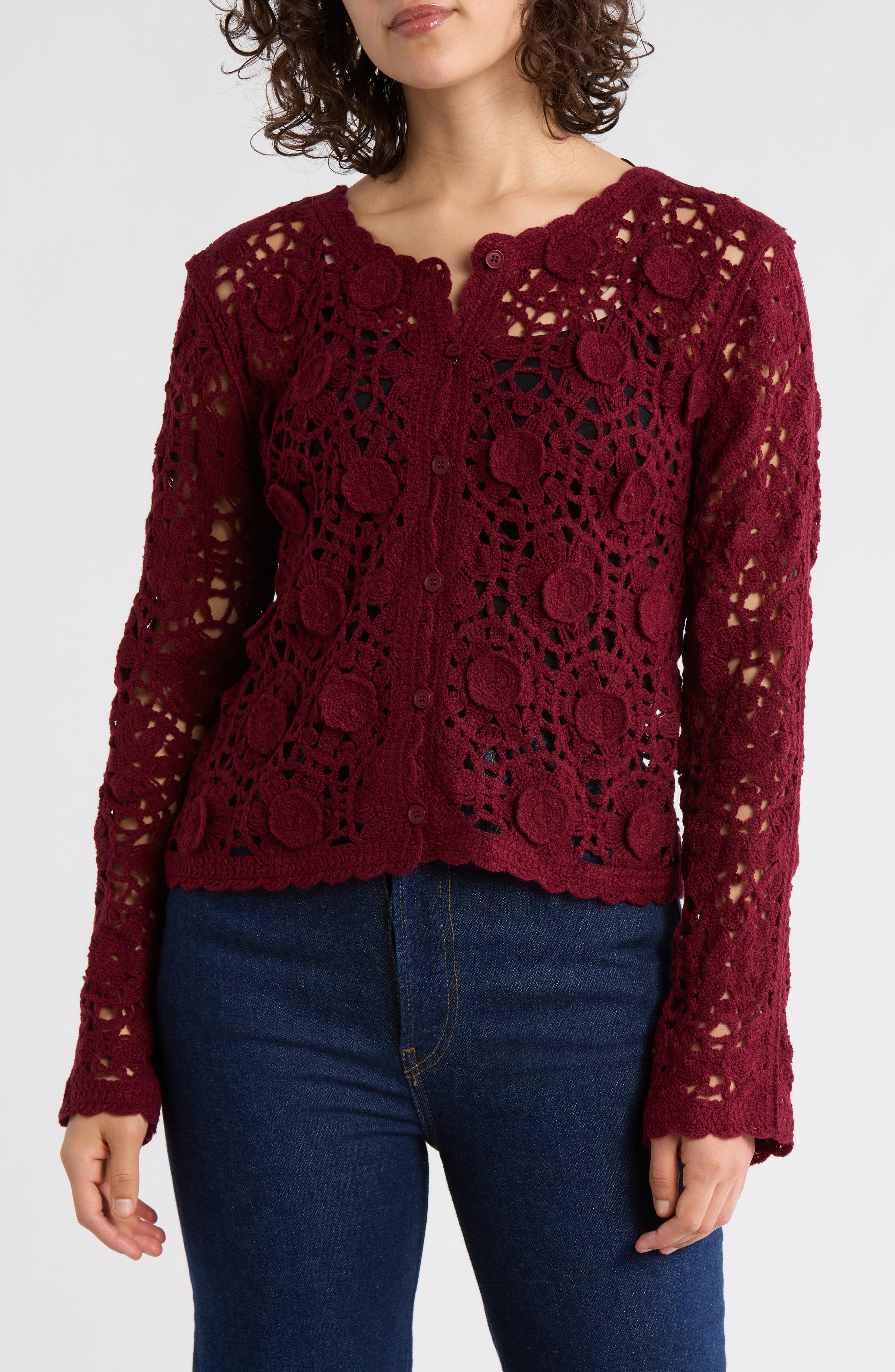 selected BURGUNDY