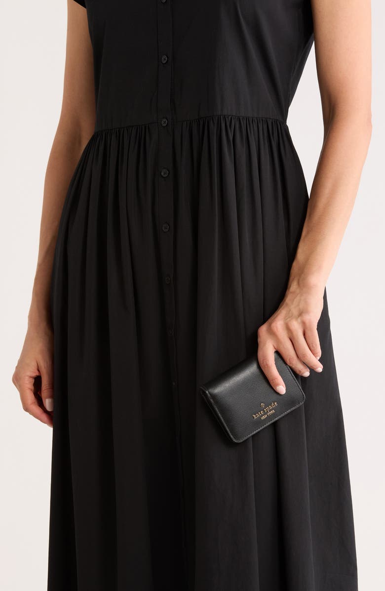 Kate Spade New York madison saffiano leather wallet, Alternate, color, Black