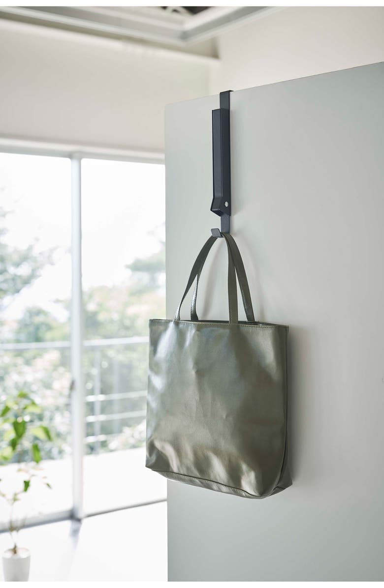 Yamazaki Over the Door Hook, Alternate, color, Black