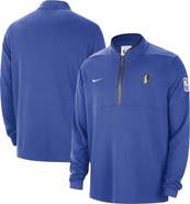 Nike Men's Nike Blue Dallas Mavericks Authentic Performance Half-Zip Jacket
