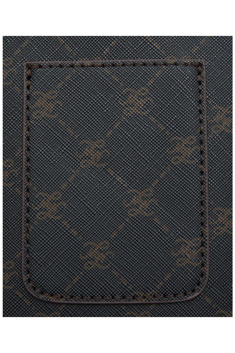 Logo Print Crossbody Phone Bag, Alternate, color, BROWN