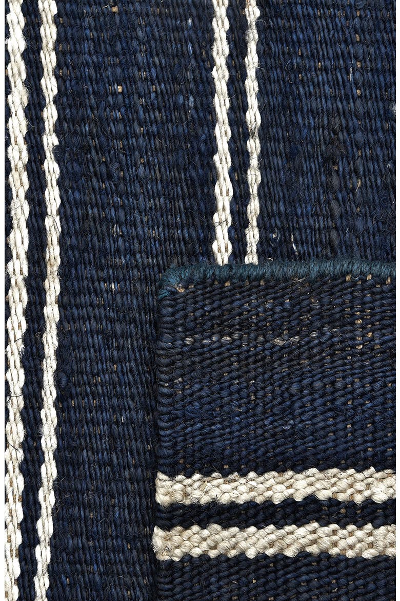 Lilly Stripe Handmade Area Rug, Alternate, color, BLUE