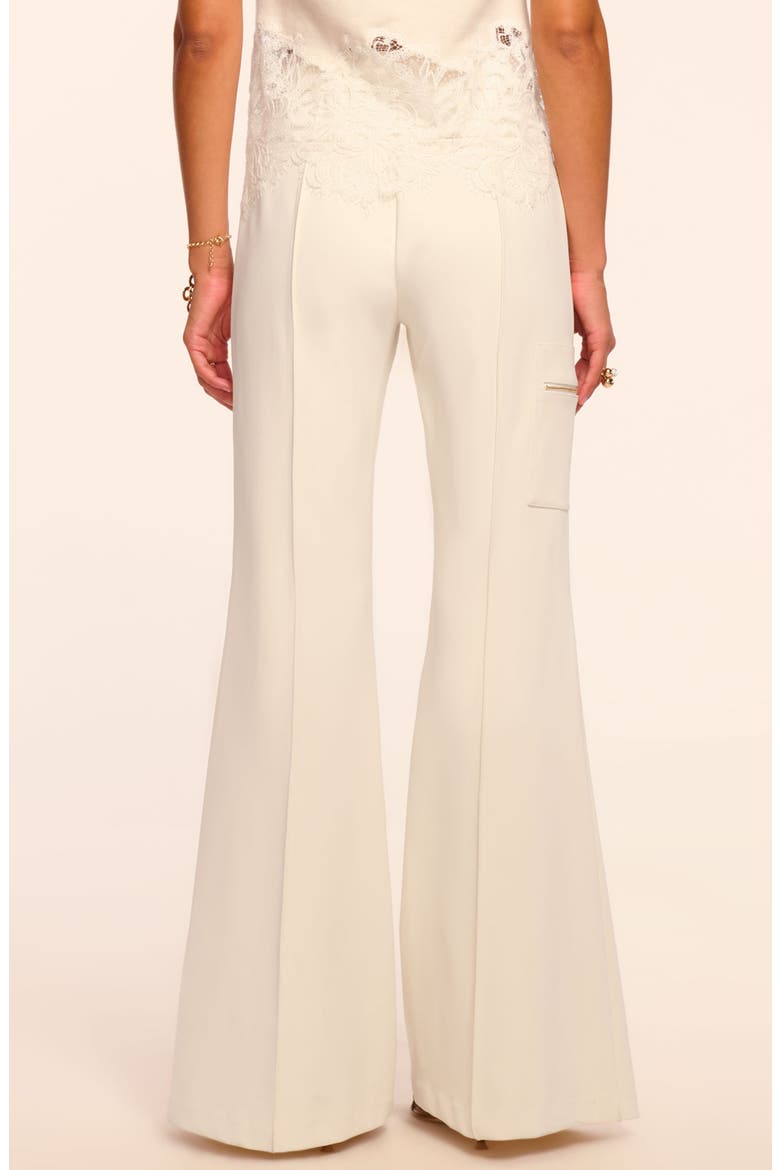 Emory Zip Pocket Flare Leg Pants, Alternate, color, WINTER WHITE