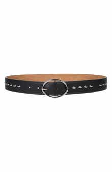 Linea Pelle Oval Studded Belt