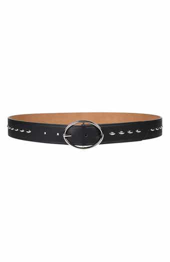 Linea Pelle Oval Studded Belt