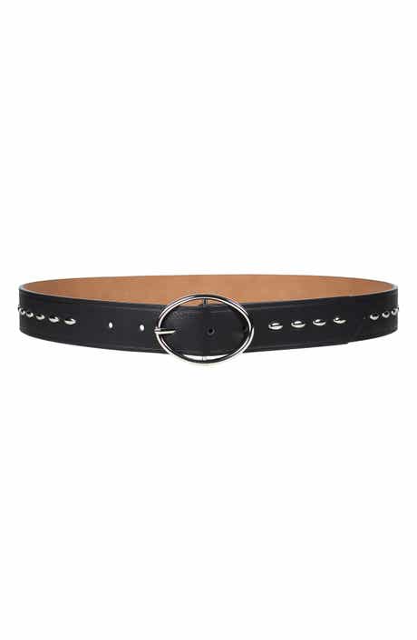 Linea Pelle Oval Studded Belt