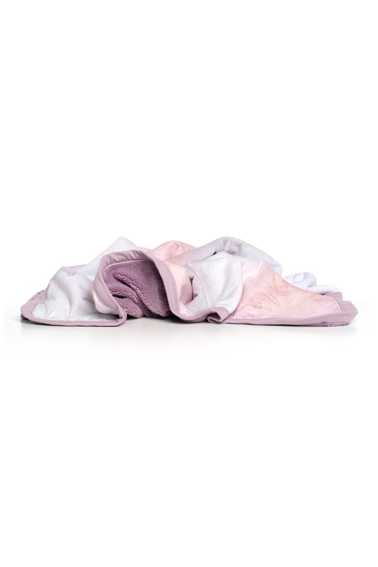 Sandstone Cuddle Blanket & Fitted Crib Sheet Set, Alternate, color, LAVENDER