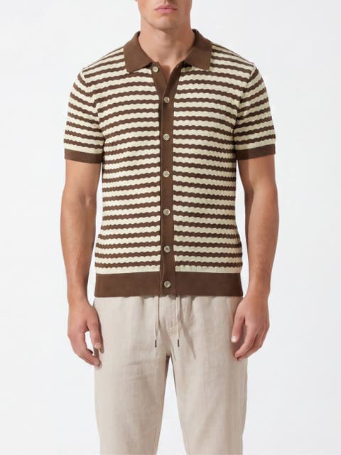 Striped Resort Knitted Shirt