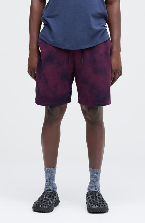 Stance Shelter Relax Fit Drawstring Shorts in Blue Dye/Purple 