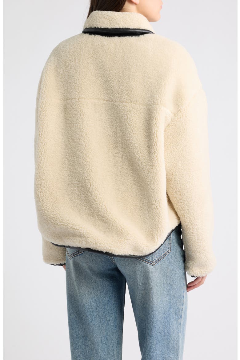 Lyndon High Pile Fleece Jacket, Alternate, color, CREAM