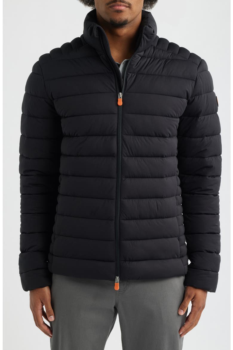 Ari Water Repellent Puffer Jacket, Alternate, color, BLACK