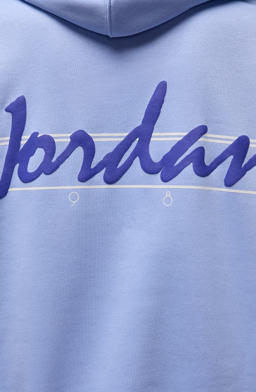 Jordan Brooklyn Fleece Hoodie In Blue