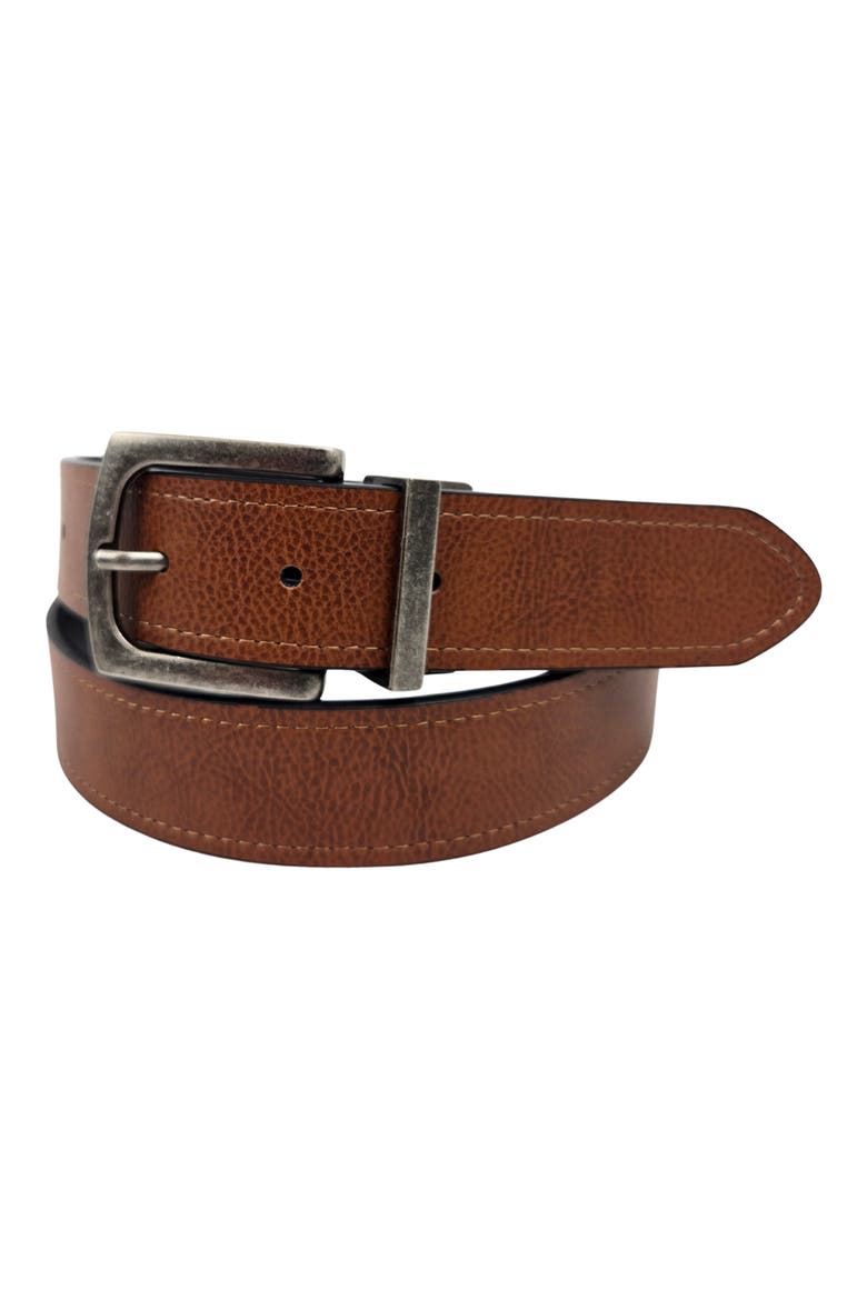 Reversible Leather Belt, Alternate, color, BLACK/ TAN