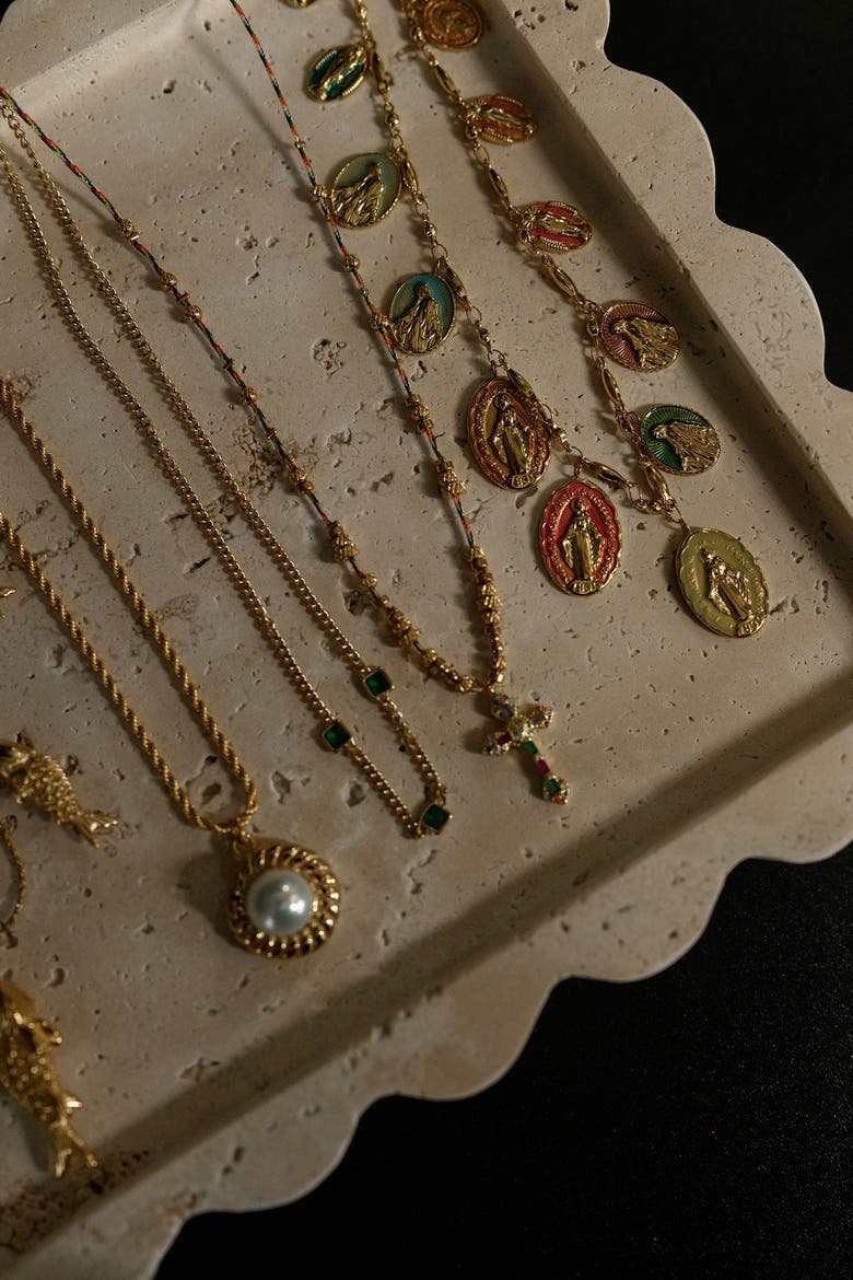 Caliente Necklace, Alternate, color, Multicolor