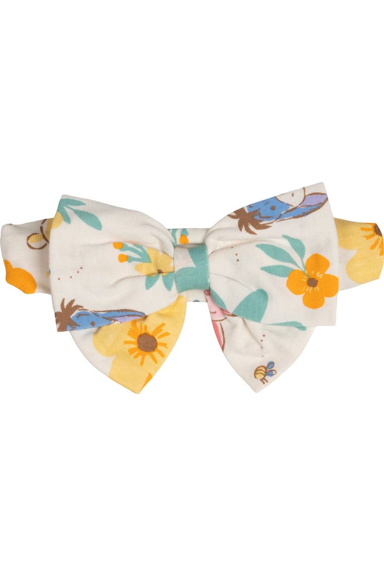 Winnie the Pooh Dress, Bloomers and Headband Set, Alternate, color, Ivory Cream