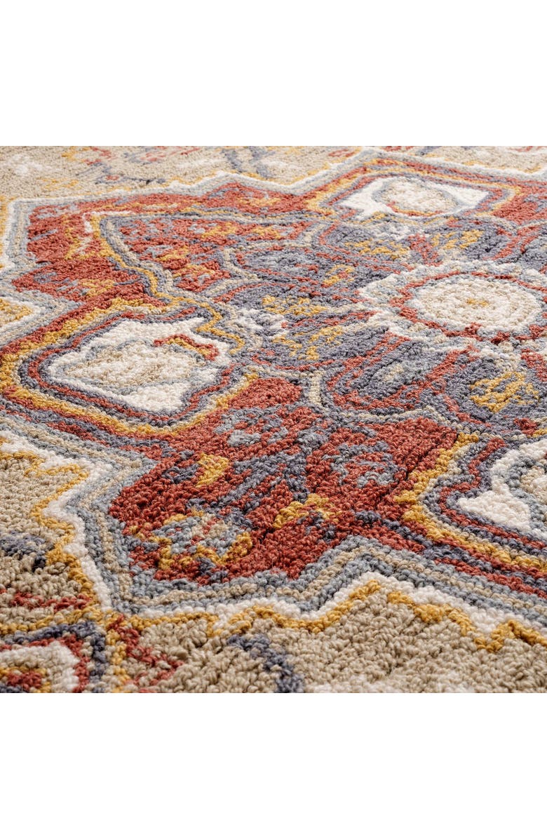 Zsa Zsa Zsu Wool Geo Carpet, Alternate, color, Beige