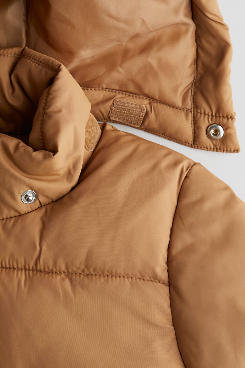Water-repellent Puffer Jacket, Alternate, color, Beige