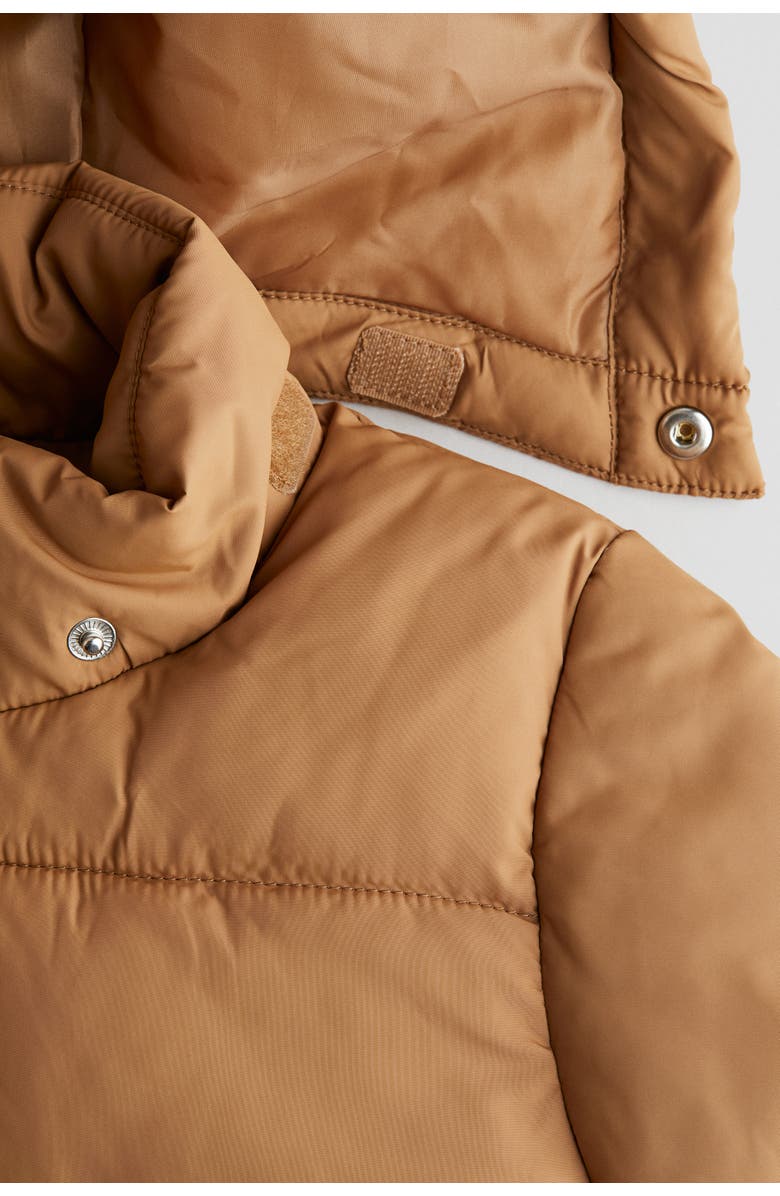 H&M Water-repellent Puffer Jacket, Alternate, color, Beige