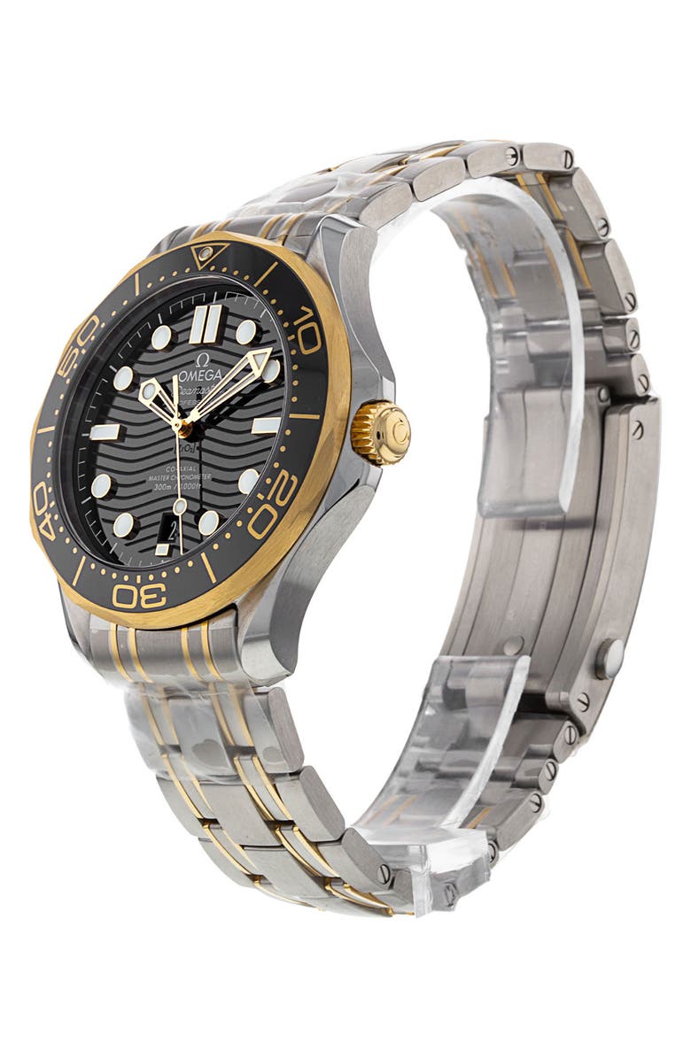 Watchfinder & Co. Omega Preowned 2019 Seamaster Diver 300m Bracelet Watch, 42mm, Alternate, color, 