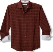 Tommy Bahama Check Island Cotton Corduroy Button-Up Shirt