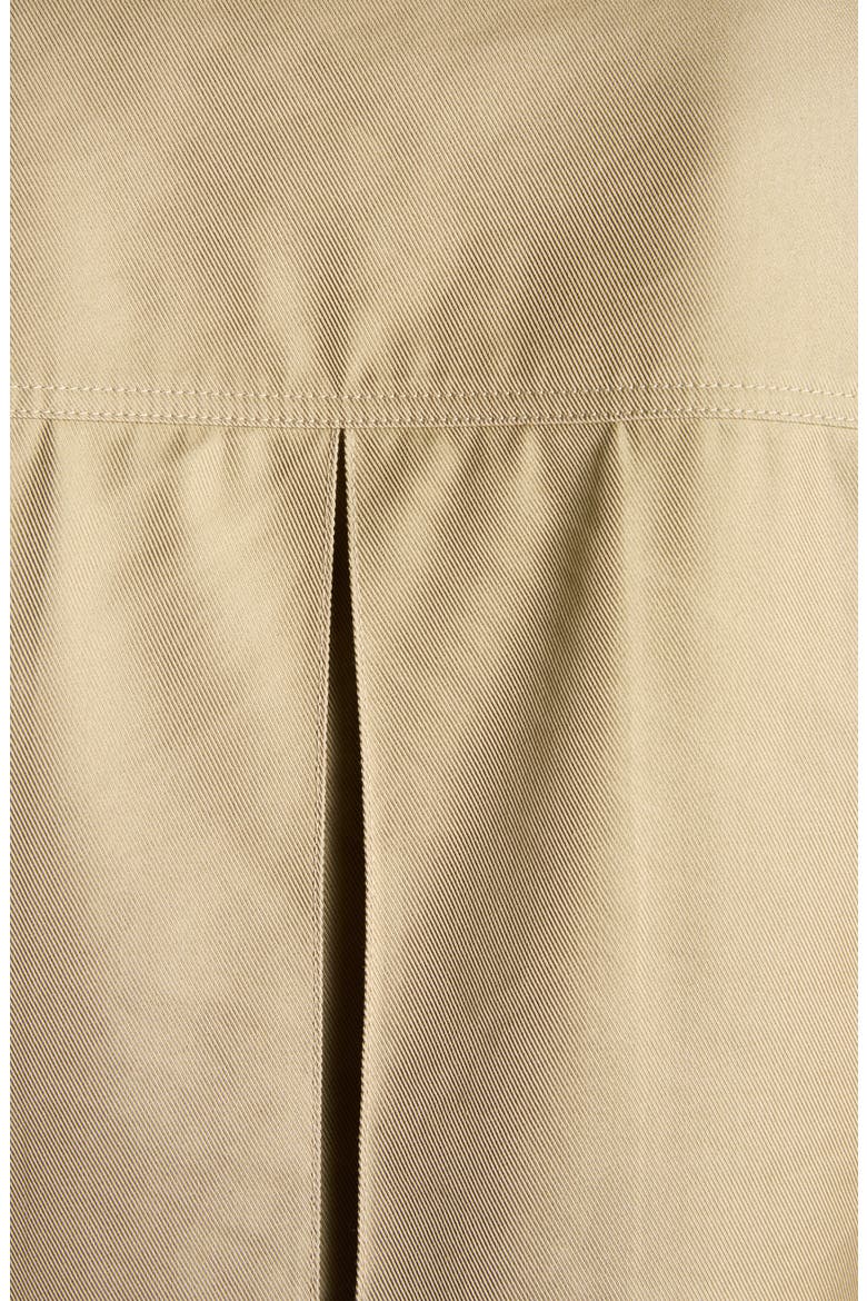 Long Sleeve Cotton & Silk Twill Utility Dress, Alternate, color, FG710 PALE SAGE