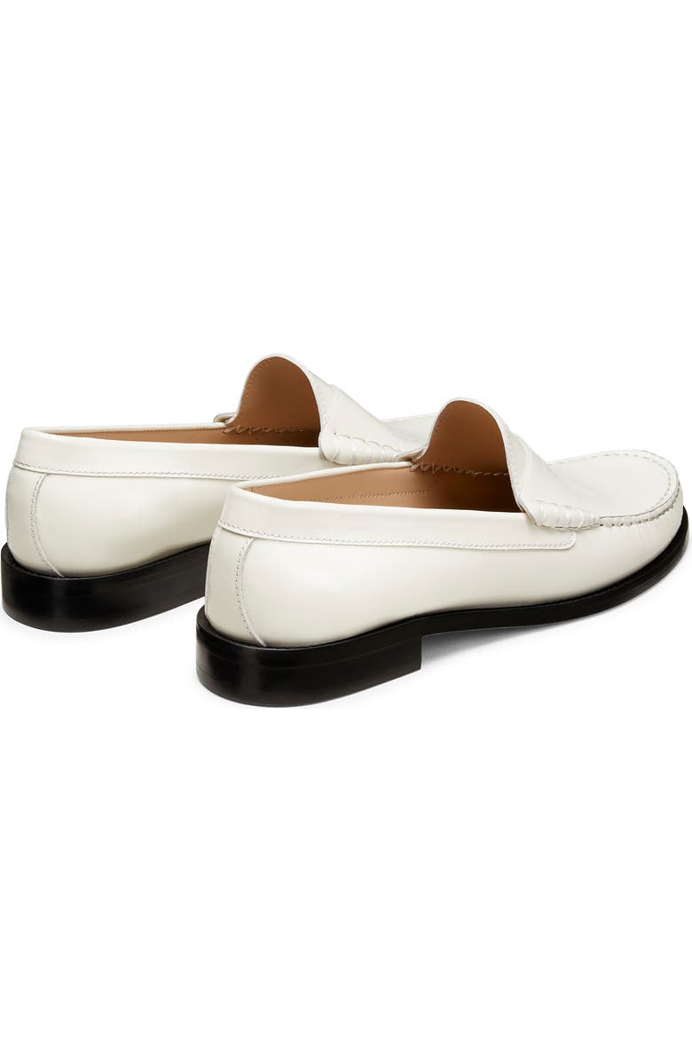 Stuart Weitzman Lottie Penny Loafer, Alternate, color, Cream