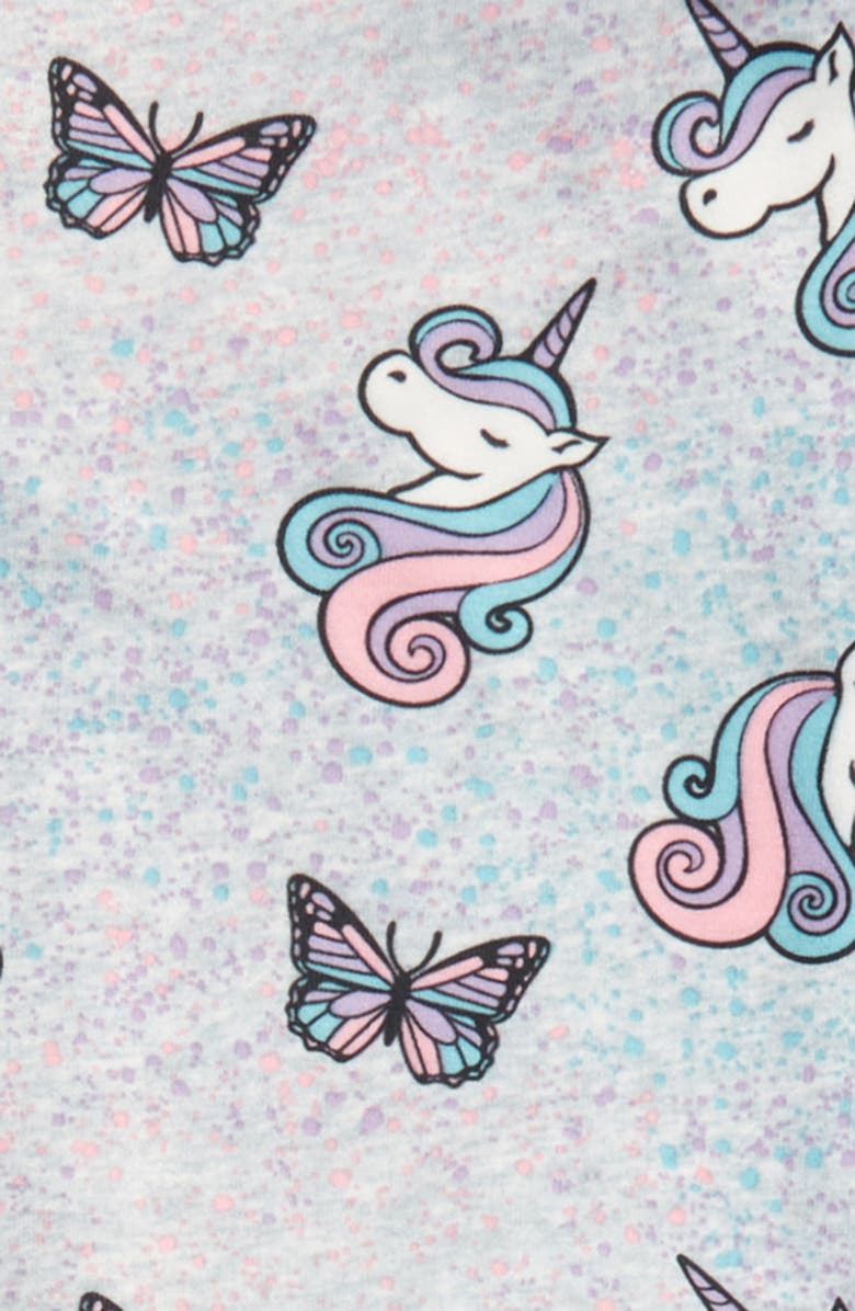 Capelli New York Butterfly Unicorn Fleece Lined Leggings, Alternate, color, 