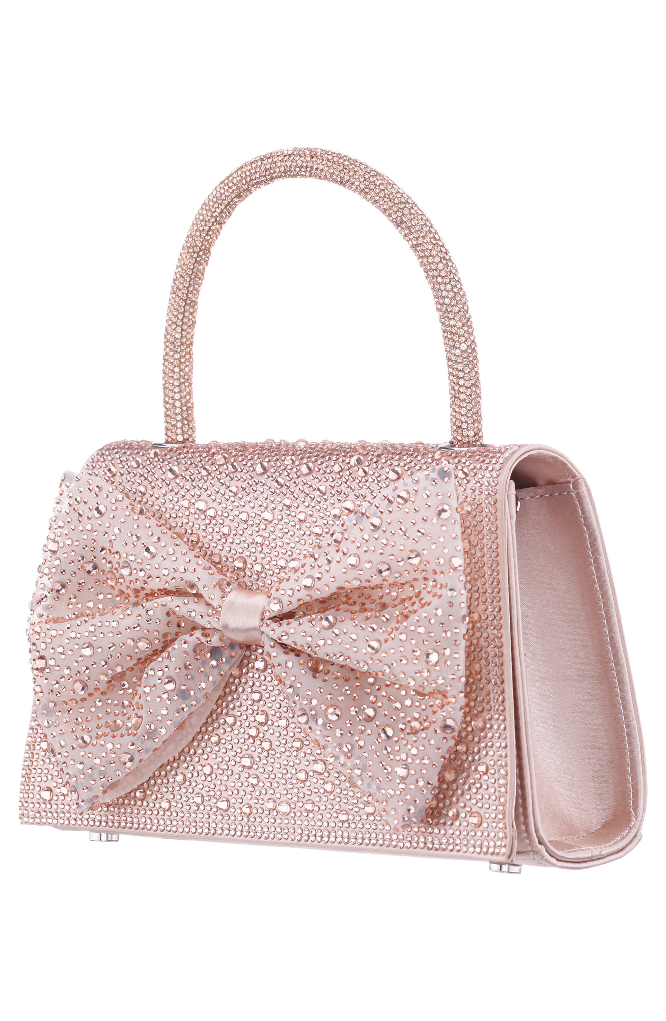 Legacy Top Handle Clutch, Alternate, color, PEARL ROSE