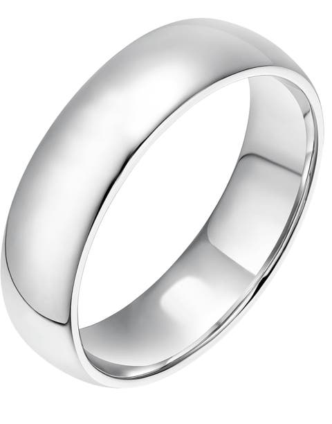 Sterling Silver 5MM Thick Wedding Band