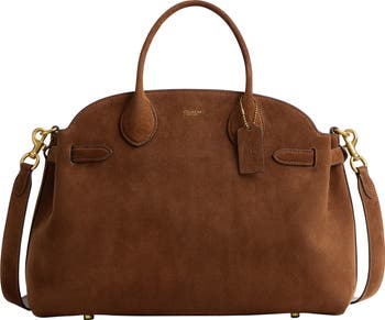 ほぼ未使用 COACH Soft Empire Carryall Bag 40 COACH Soft Empire 40 Leather Carryall Satchel Bag | Dillard's
