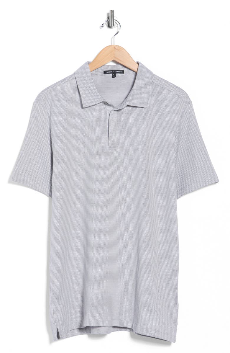 Robert Barakett Artemis Cotton Polo, Main, color, Monument Grey