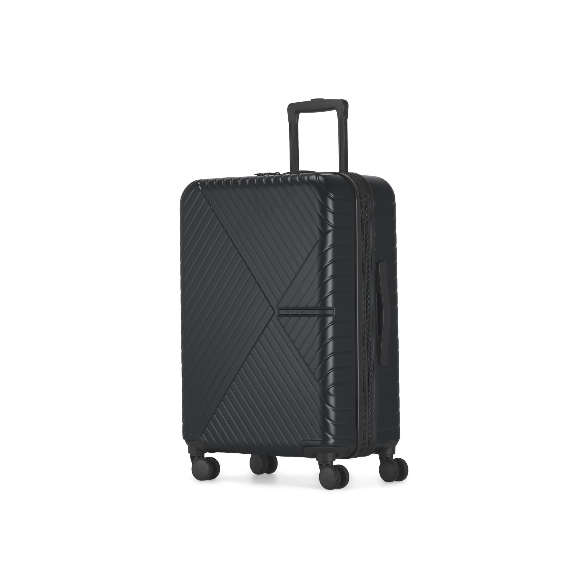 bugatti Berlin Hardside Medium Luggage with Expansion, Alternate, color, Charcoal
