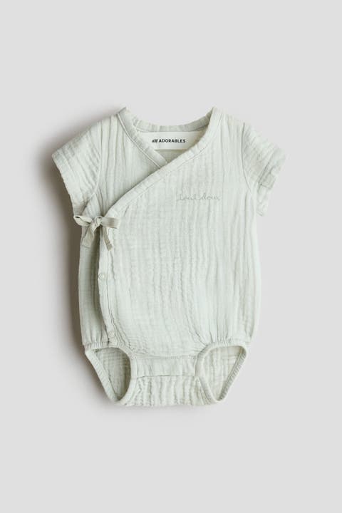 Cotton Muslin Bodysuit