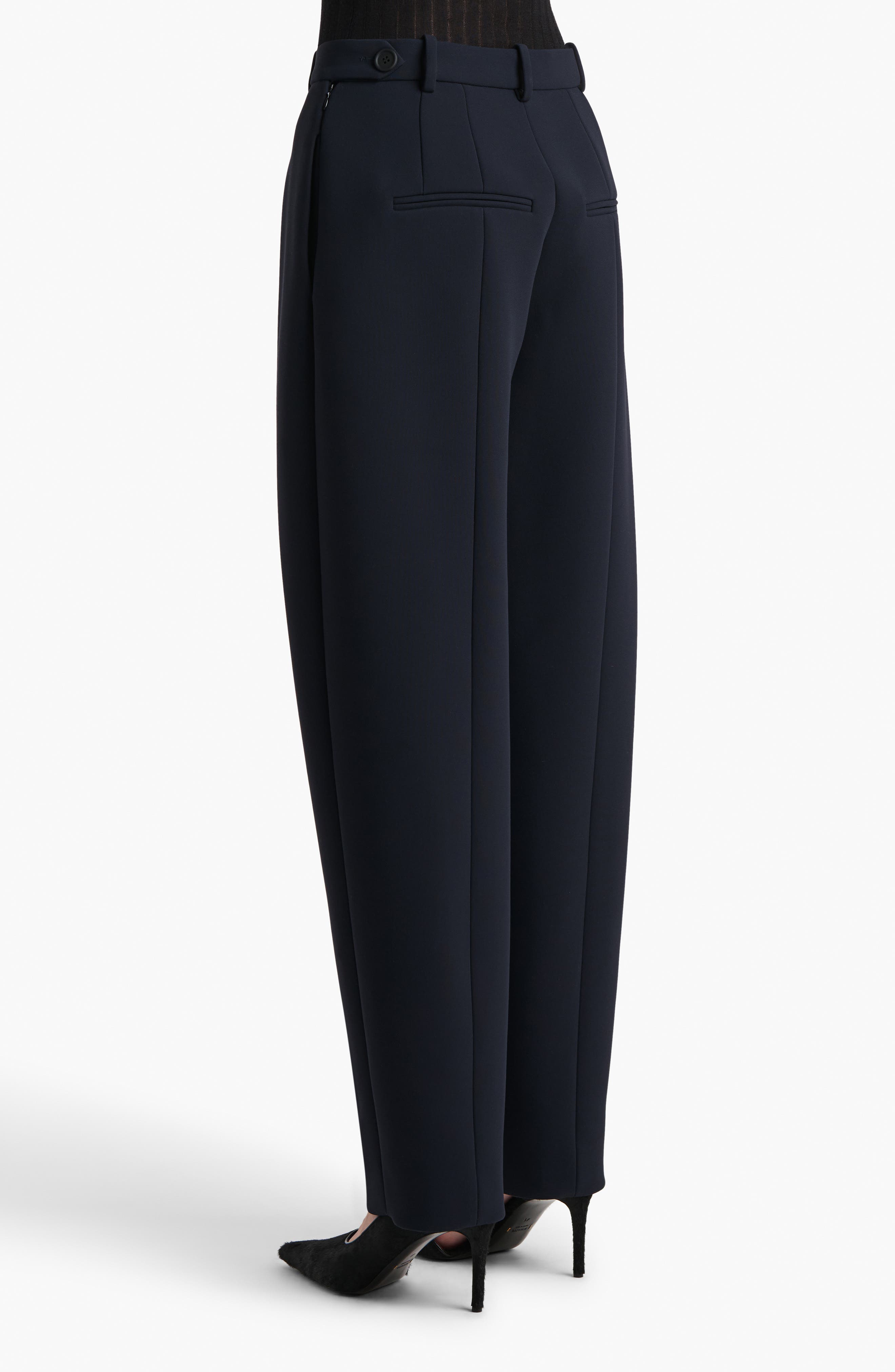 Dugan Pleated Double Face Crepe Pants - image 2