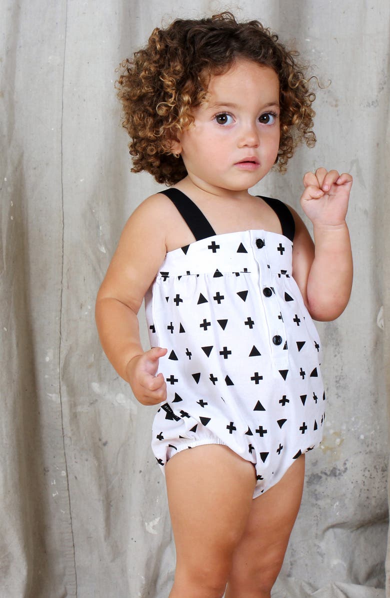 TINY TRIBE Graphic Print Balloon Bodysuit, Alternate, color,