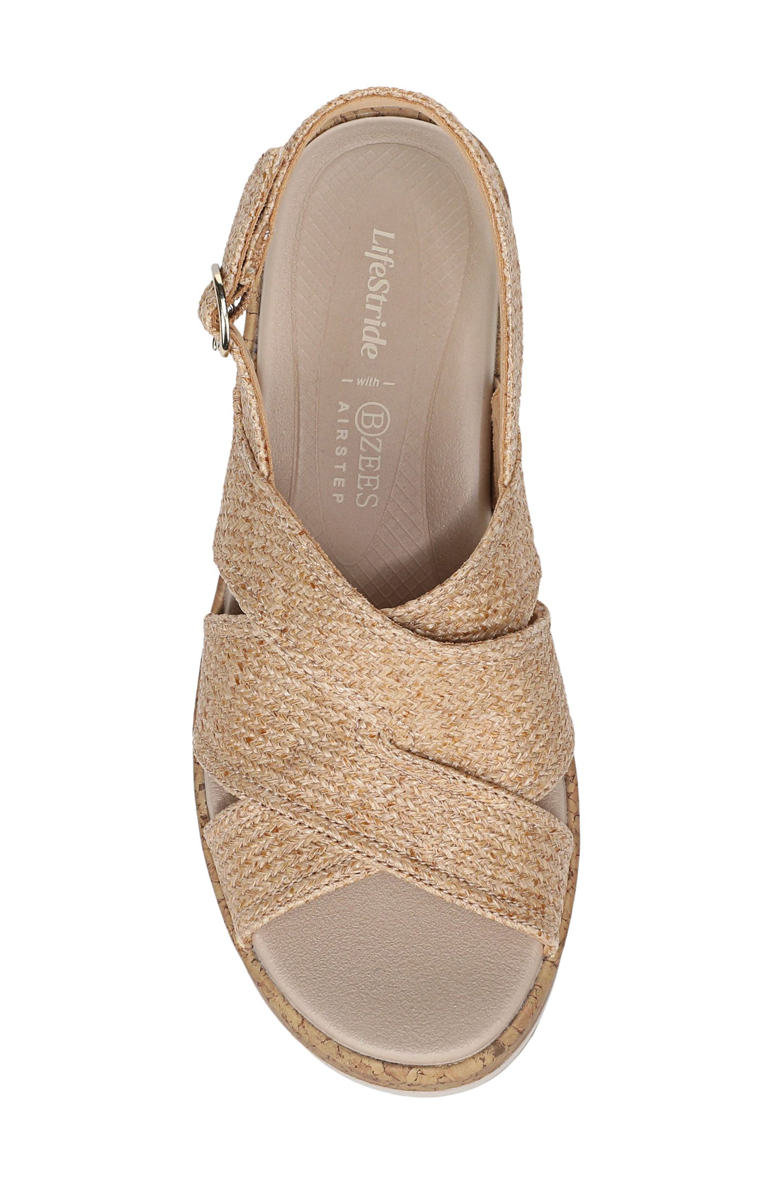 Rye Slingback Sandal - Wide Widths Available, Alternate, color, NATURAL