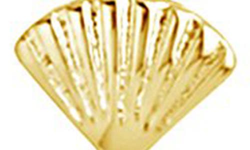 Sterling Forever Scallop Shell Linear Drop Earrings