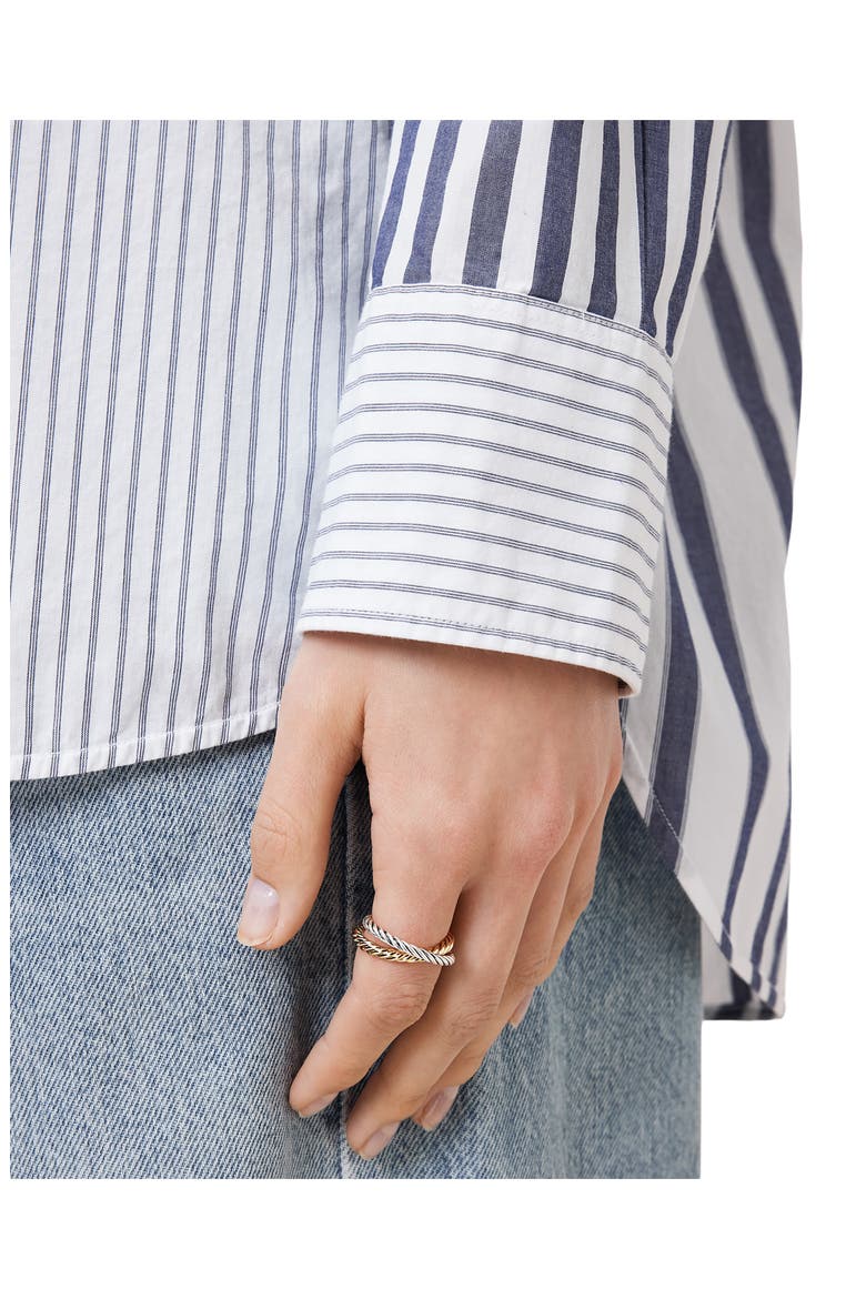 Interlocking Double Rope Band Ring, Alternate, color, TWO TONE