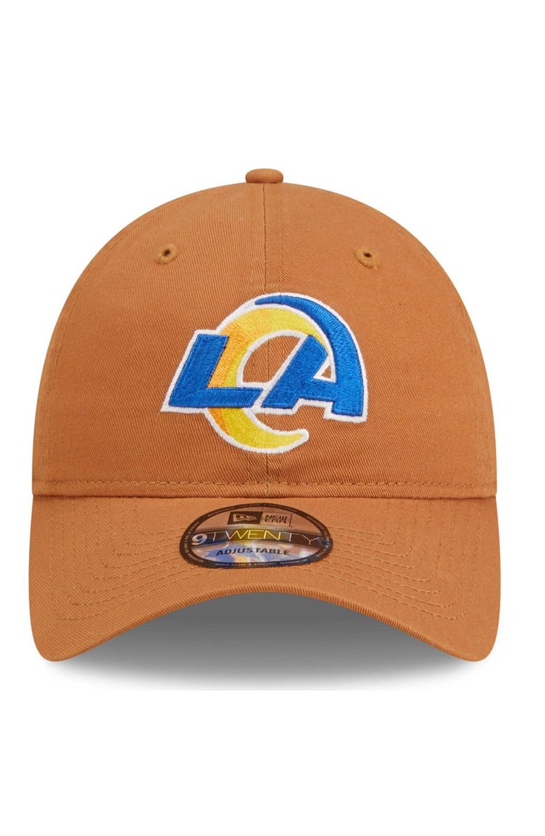 New Era Men's New Era Brown Los Angeles Rams Core Classic 2.0 9TWENTY Adjustable Hat, Alternate, color, Brown