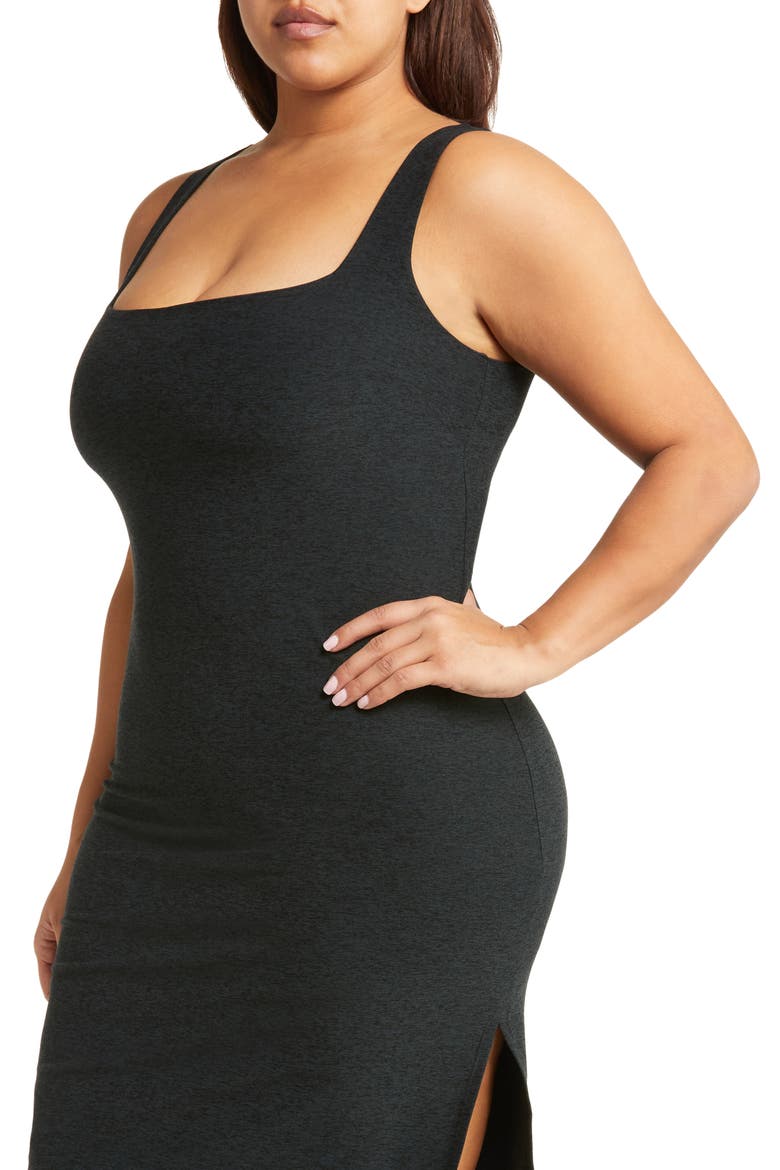 Spacedye Icon Midi Dress, Alternate, color, DARKEST NIGHT