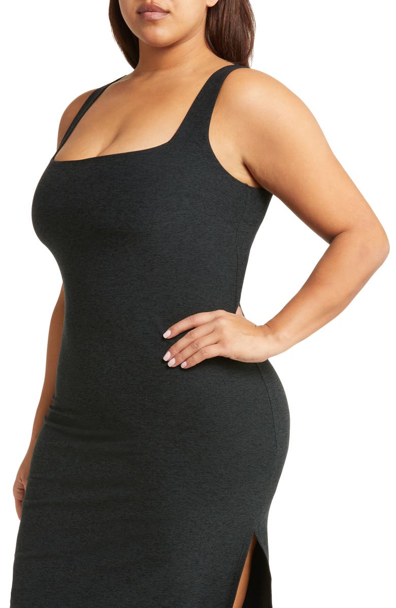 Beyond Yoga Spacedye Icon Midi Dress, Alternate, color, Darkest Night