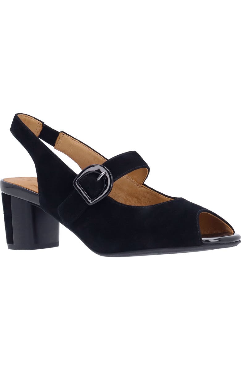 L'Amour des Pieds Merryn Slingback Mary Jane Sandal, Main, color, Black