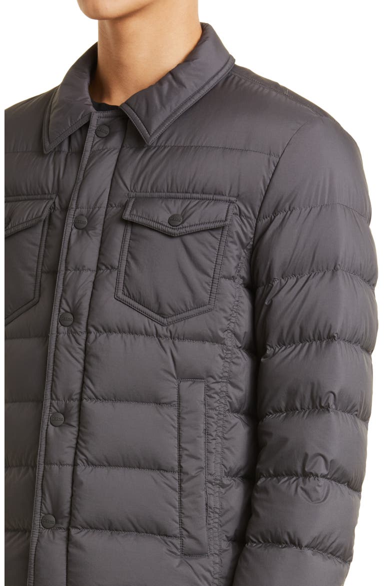 Men's Legend La Denim Quilted Down Jacket, Alternate, color, GREY
