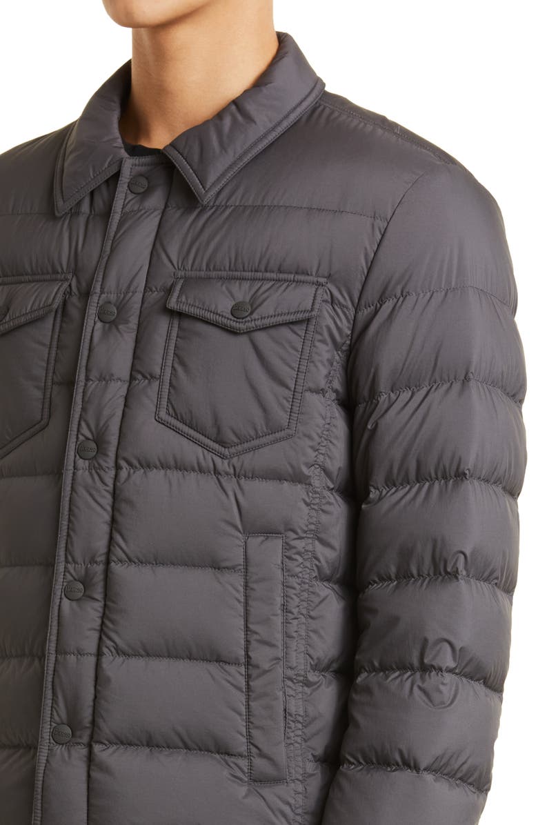 Herno Men's Legend La Denim Quilted Down Jacket, Alternate, color, 