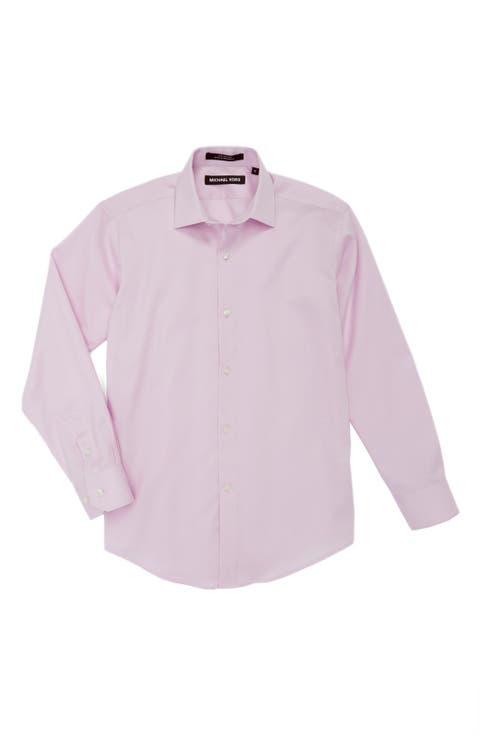 Woven Cotton Dress Shirt (Big Boys)