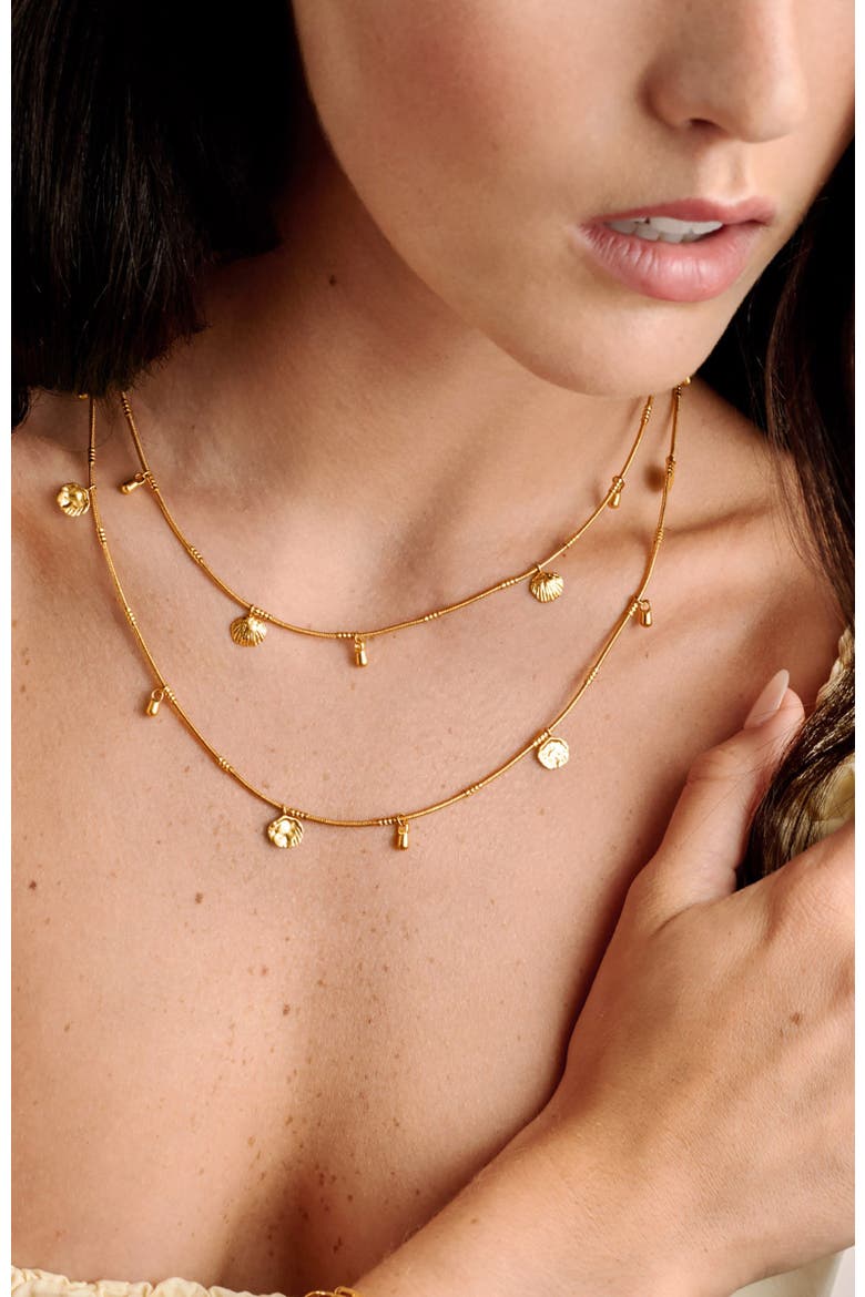 Cochellia Necklace, Alternate, color, Gold