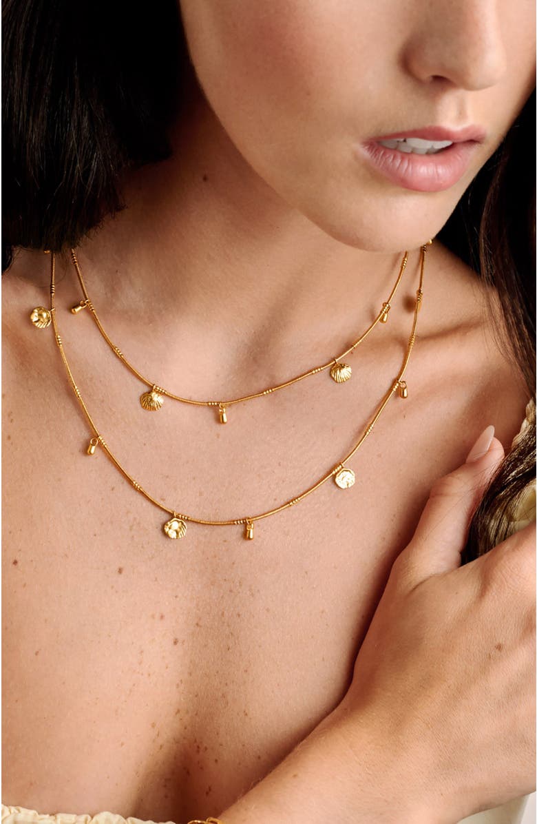 Katie Loxton Cochellia Necklace, Alternate, color, Gold Coated