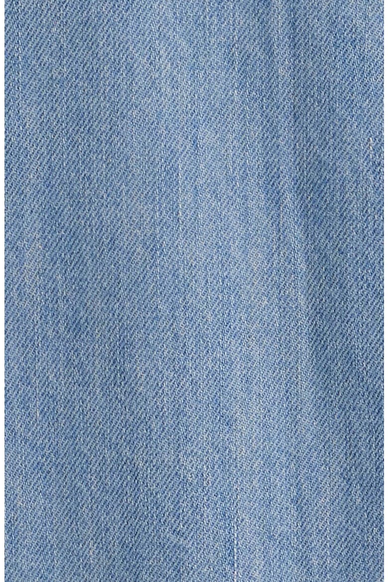 Cyrus Loose Fit Short Sleeve Denim Button-Up Shirt, Alternate, color, STONEWASH BLUE